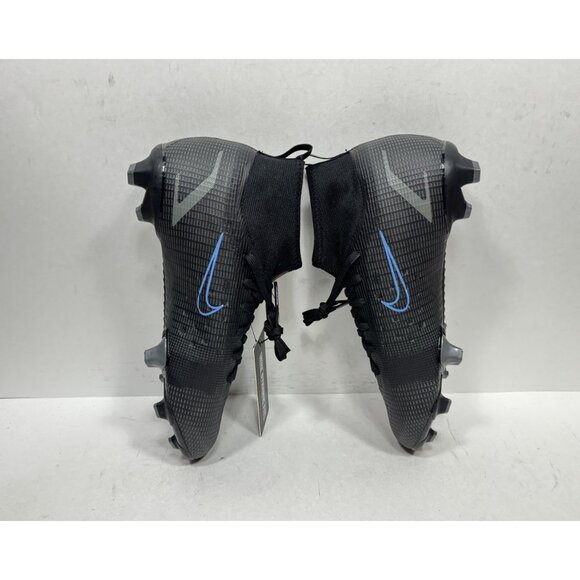 Nike Mercurial Superfly 8 Pro Fg Black Photo Blue Size 4Y CV0804-004 Cleats - Picture 3 of 7